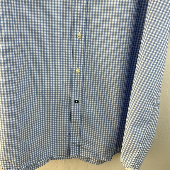 Lacoste Short Sleeve Checkered Button Down Shirt - Picture 4 of 9
